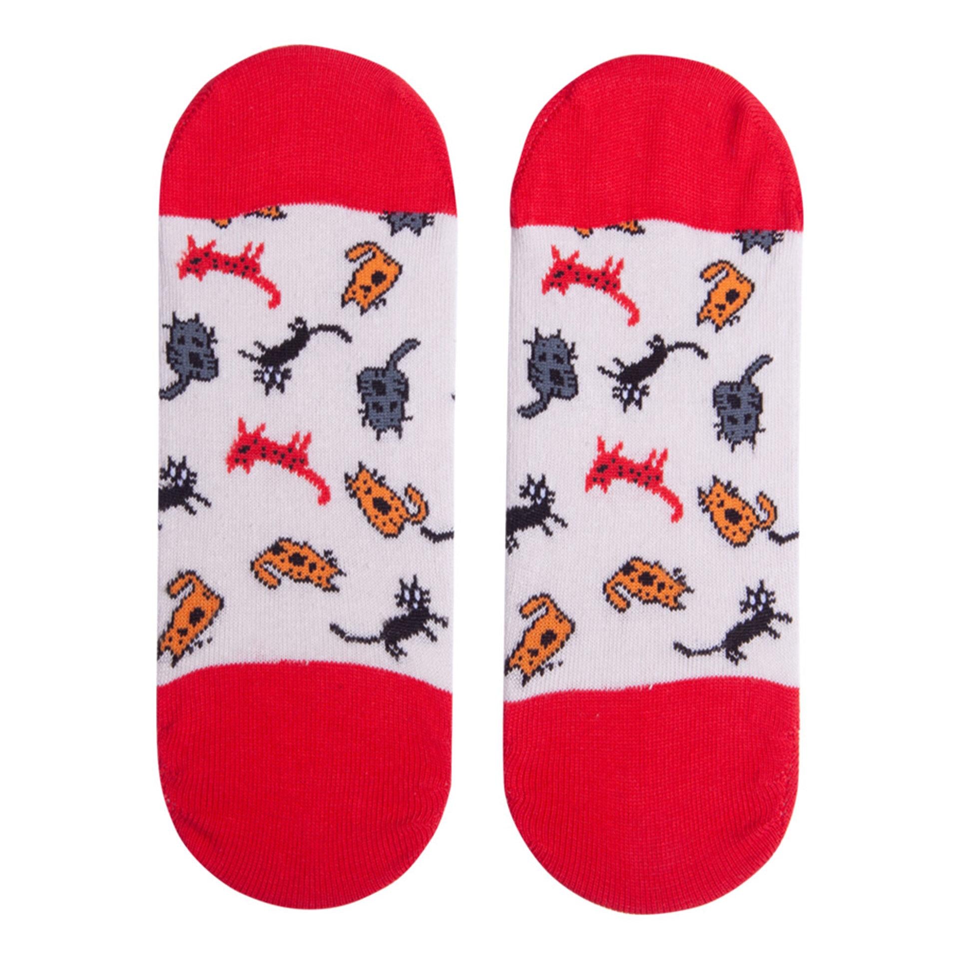 Biggdesign My Eyes On You Damen Sneaker Socken Set mit bunten Mustern und weichem Material, ideal für jeden Schuhstil.